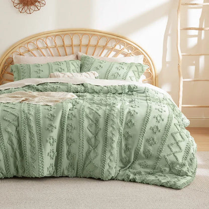 Boho Deluxe Embroidery Duvet Set