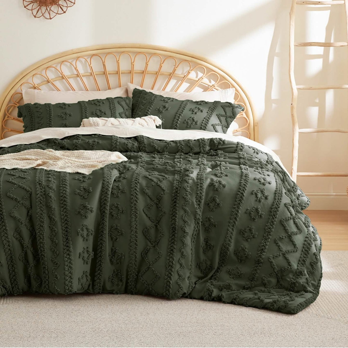 Boho Deluxe Embroidery Duvet Set