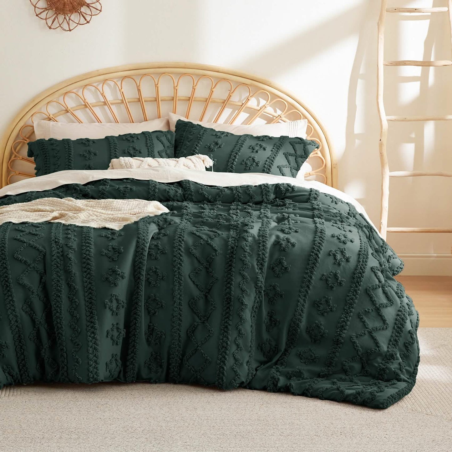 Boho Deluxe Embroidery Duvet Set