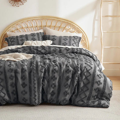 Boho Deluxe Embroidery Duvet Set