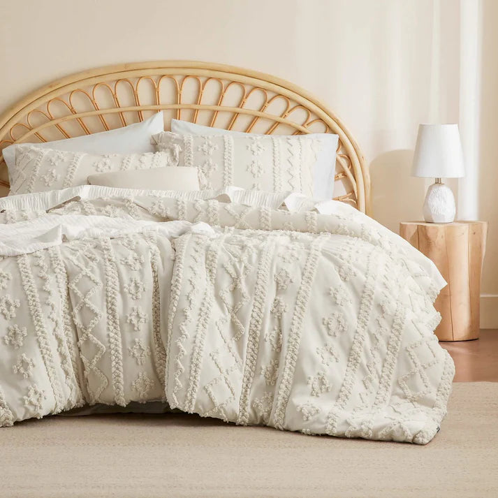 Boho Deluxe Embroidery Duvet Set