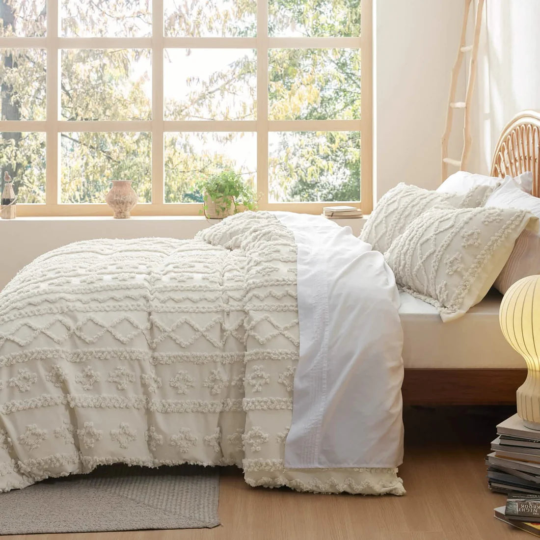 Boho Deluxe Embroidery Duvet Set