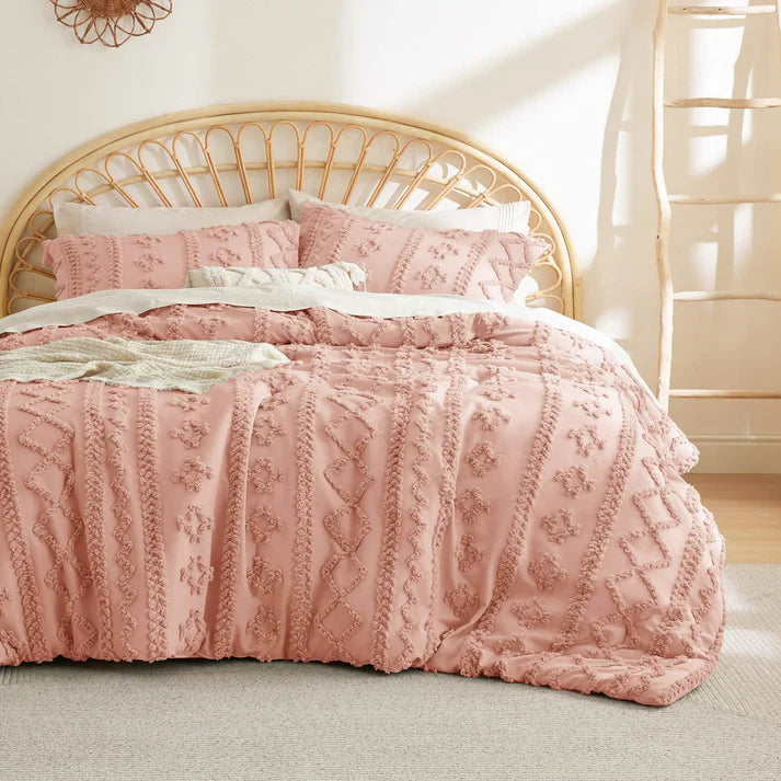 Boho Deluxe Embroidery Duvet Set