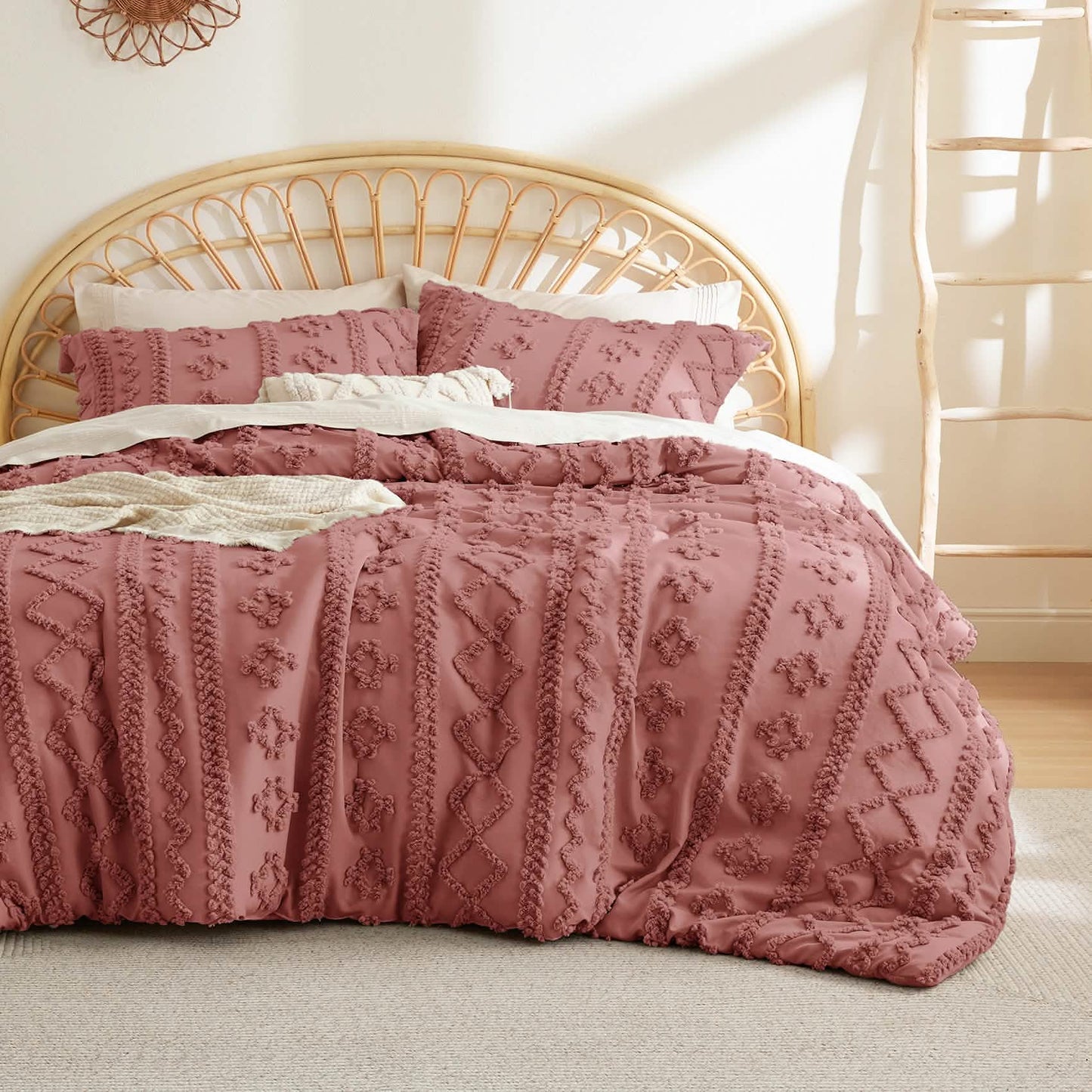Boho Deluxe Embroidery Duvet Set